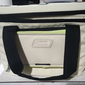 Coleman Black and Cream Duffel Bag
